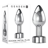 Gender X ROCKIN' METAL BUTT PLUG - Mr and Mrs D's